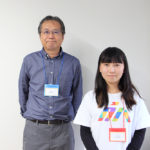 写真：内田恵一さん（左）と司会の矢吹さん